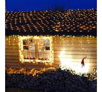 Gartenpirat Filet lumineux LED 2x2 m 160 LED blanc chaud décoration Noël extérieur