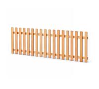 Gartenpirat Parquet en bois Clôture à lattes Longueur 180 cm Hauteur 150 cm - Mélèze naturel Lattes de clôture type B - Clôture de jardin avec verrous et vis