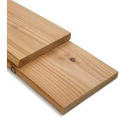Gartenwelt Riegelsberger Bois de construction en mélèze naturel 20x190 mm 180 cm - Bois équarri raboté 4 faces et chanfreiné, poutre bois massif pour terrasse, ossature, extérieur & DIY