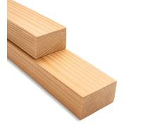 Gartenwelt Riegelsberger Bois de construction en mélèze naturel 40x70 mm 30 cm - Bois équarri raboté 4 faces et chanfreiné, poutre bois massif pour terrasse, ossature, extérieur & DIY