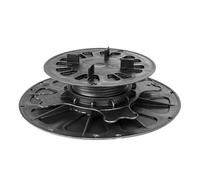 Gartenwelt Riegelsberger Plot réglable Premium 40-70 mm pour terrasse | Support pour dalles en céramique, pierre, béton & carrelage | Charge jusqu'à 1 200 kg
