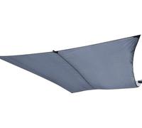 Gartenzwerg - Tente d'ombrage rectangulaire imperméable 3 x 4 m pour l'extérieur - Protection UV - Sac de rangement portable - Jardin, camping, terrasse - Gris