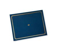 Gartner Studios Lot de 36 porte-certificats, bleu avec détails dorés, pour documents de 21,6 x 27,9 cm