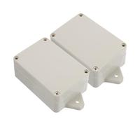 GARVALON Boîte à Projets Électriques Lot de 2 Pièces Beige en Plastique Étanche 35x58x83mm Installation Facile pour Projets Électroniques