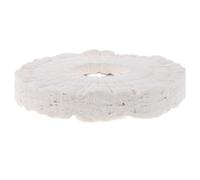 GARVALON Disque de Polissage en Tissu 150X50X20 MM pour Plaqueuses de Chants Automatiques Roue de Polissage Abrasive Réutilisable en Coton pour Menuiserie Industrielle et Finition Précise