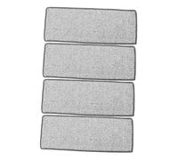 GARVALON Lingettes de Rechange pour Balai Microfibres 4 Pièces, Fibre | Format 12x33cm, Usage sur Carrelage et Marbre, Lavables, Design sans Effort
