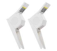 GARVALON Toise Murale Rétractable Construction Robuste en Abs et Fer 2pcs 2 Mètres Facile à Installer pour Garçon et Filles et Adultes pour École et Petites Pièces