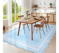 Garvee 4x5.5 Area Rugs Living Room Washable Modern Rug, Soft Non Slip Rugs Ultra-Thin Indoor Carpet for Bedroom Dining Room Nursery Home Office