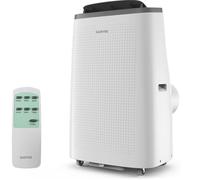 Garvee Air conditionné portable 14000 BTU, refroidissement, déshumidification et ventilateur, 3 en 1 pour des pièces jusqu'à 750 mètres carrés Ft, mode veille silencieuse, minuterie