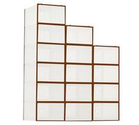 Garvee Boîte à Chaussures Transparente 12 Pièces Empilable | Rangement à Chaussures Anti-Poussière, Organiseur à Chaussures Pour Entrée, Stockage Chaussures Pour Adulte & Enfant