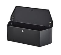 Garvee Boîte à outils 36" pour camion/remorque - Acier robuste, verrouillable, étanche - Coffre de rangement utilitaire - Sécurité améliorée - Noir - Cadre en fer 36 pouces, peinture noire
