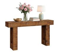 Garvee Console Étroite, Table d'appoint pour Canapé, Table Console en Bois de Rangement Rustique avec Étagère Ouvertes pour Couloir Chambre Salon