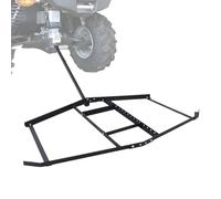 Garvee Herse de nivellement lourde 66" pour allée et jardin - Râteau traîné en acier avec barre réglable, attelage à goupille, support de poids - Idéale pour tracteur tondeuse, ATV, UTV - Outil manuel