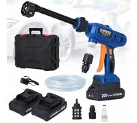 Garvee Nettoyeur Haute Pression sans Fil 725 PSI, 6-en-1, Batterie 4,0Ah, Auto Jardin