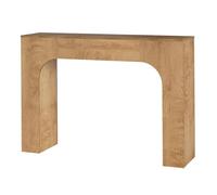 GarveeHome 47 inch Farmhouse Console Table for Entryway Or Behind Sofa - Slim Wooden Hallway Furniture - Rustic Oak Color - Space-Saving Narrow Design - 1.2m Annual Ring Oak Color