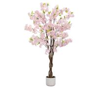 GarveeHome Cerisier Artificiel en Fleurs 120/150/180 cm | Plante Artificielle en Pot avec Fleurs | pour la Maison, Le Bureau et la décoration de Mariage | Arbre Artificiel Sakura