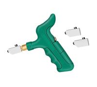 GarveeHome Outil à main professionnel multifonction pour coupe précise, coupe-verre et coupe-carrelage pour verre, miroir et carrelage en céramique, portable, robuste, polyvalent avec 2 lames