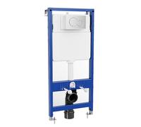 GarveeLife WC Suspendu Réservoir Encastré d-Shape Blanc 3/6L | Siège à fermeture douce, réservoir insonorisé, économie d'eau, design moderne pour salle de bain