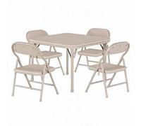 GarveeMore Ensemble Table Et Chaises Pliables Enfant - Dossier Large Confort