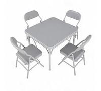 GarveeMore Ensemble Table Et Chaises Pliables Enfant - Dossier Large Confort
