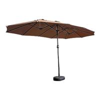 GarveeMore Parasol Double Face 2,7x4,6m Anti-UV Acier