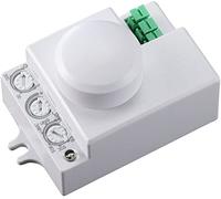Garza 430036 Détecteur de Mouvement Micro-Ondes Invisible, Blanc