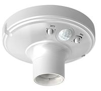 Garza 430073 Power-Detector de Mouvement Infrarouge Douille, Angle de détection : 120 °, Blanc