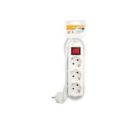 Garza Basic Power - Coupe-circuit - CA 250 V - 3680 Watt - connecteurs de sortie : 3 - 3 m cordon - blanc