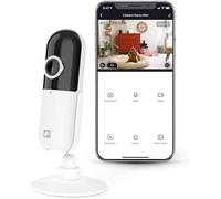 Garza - Caméra IP Wi-FI intérieure HD 1080 avec détection de Mouvement, Vision Nocturne et Audio bidirectionnel. Connexion 2,4 GHz et contrôle à Distance Via Application Mobile