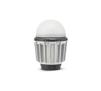 Garza Lampe Anti-Insectes Grise 2 en 1 pour Camping avec lumière UV et LED réglable, 300 LM, Batterie 1200 mAh, jusqu'à 11 h d'utilisation, Rechargeable par USB, Protection Enfant et sans Produits