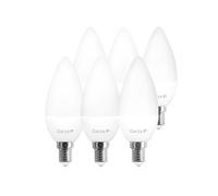 Garza - Pack 6 ampoules LED filament standard, douille E27, lumière chaude (2700k), 7W, 810 lumens, angle de diffusion de la lumière de 240º, IRC 80.
