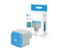Garza - Prise extérieure Wi-FI, étanchéité IP44, Commande vocale Alexa et Google, wattmètre, minuterie, 3 680 W, Application Mobile, Double Bande 2,4/5 GHz, Bluetooth. Type E/F