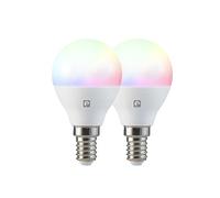 Garza Smart - Pack de 2 Ampoules LED Intelligentes Wifi Sphérique G45 E14 5W (Équivalent 40W) RGB+CCT, Intensité Réglable, Programmable, Contrôle Vocal et Application (Alexa/Google Home), Wifi 2,4 GHz