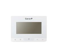 Garza - Thermostat programmable numérique avec écran Tactile, Programmation hebdomadaire 7 Jours, 6 programmes Quotidiens, régulation de la température 5-35°C, Protection antigel, Installation Facile