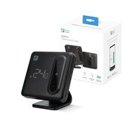 Garza - Thermostat Wi-FI Intelligent pour Chaudière et Chauffage, avec Adaptateur, Mesure de Consommation, Contrôle Tactile, Détection de Fenêtres Ouvertes