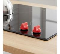 Gas Stove Knobs 50mm 6-Pack Heat Resistant PVC(Black)