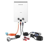 GASLAND Go Shower Series G10 Pro Chauffe-eau à gaz 10 litres avec pompe à eau pour l'extérieur, butane (28-30 mbar)/propane (37 mbar), pour camping, camping-car, grange