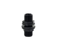 GASMIS Traversée de Cuve en Polypropylène, Trop Plein 3/4" Mâle - 26,4mm, Passe Paroi avec écrou et Joint d’étanchéité, 1 Pièce