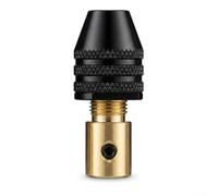 Gastagrav Adaptateur de mandrin de perceuse électrique 0,3 à 3,2 mm avec 3 mâchoires, pince de serrage en métal, outil de trou d'arbre central de 3,17 mm pour mini perceuses rotatives