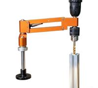 Gastagrav Bras de support de taraudage en alliage d'aluminium pour perceuse manuelle, machine à tarauder en porte-à-faux réglable pour une utilisation verticale et horizontale Tâches de taraudage