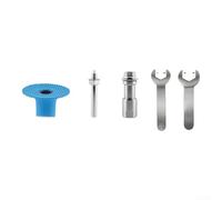 Gastagrav Kit d'adaptateur pour meuleuse d'angle avec interface M10/M14, rotation à haute vitesse, disques et tampons polyvalents pour le polissage du métal, du bois et de la pierre, changement rapide