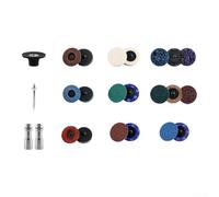Gastagrav Kit d'adaptateur pour meuleuse d'angle avec interface M10/M14, rotation à haute vitesse, disques et tampons polyvalents pour le polissage du métal, du bois et de la pierre, changement rapide