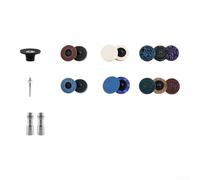 Gastagrav Kit d'adaptateur pour meuleuse d'angle avec interface M10/M14, rotation à haute vitesse, disques et tampons polyvalents pour le polissage du métal, du bois et de la pierre, changement rapide