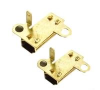 Gastagrav Lot de 2 porte-balais de charbon pour Bosch GBH2-20/24/26 | Marteau perforateur électrique, pièce de rechange en cuivre pur, convient aux brosses de 20 x 8 x 5 mm