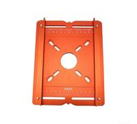 Gastagrav Plaque de base de rail de guidage en aluminium pour le travail du bois, outil de rainurage à double clôture avec échelle gravée, compatible avec les machines de coupe pour une coupe précise