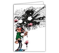 Gaston Lagaffe GLCT-0233 Carte Anniversaire boom! - Avec Enveloppe Illustrée 17,5x12cm - Fabriqué en France - GLCT-0233