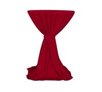 Gastro Uzal Milano Debout avec nœud pour Housses de Table Bordeaux Ø 80-100 cm