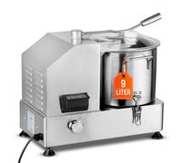 GastroHero Coupe-légumes en acier inoxydable CU-ECO9 - 9 l | Coupe-légumes professionnel pour gastronomie, boîtier en acier inoxydable robuste, nettoyage facile, vitesse réglable
