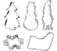 Gastromax Emporte-Pièce Noël, Set De 5, Acier Inoxydable