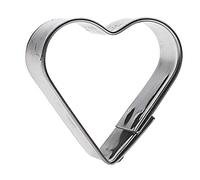 GastroMax - Emporte Pièce Patisserie pour Biscuits - en Forme de Coeur - Large - 8 cm - Pour une Fête d'Anniversaire ou une Saint-Valentin Unique - Faites-Leur Savoir qu'Ils Sont Spéciaux